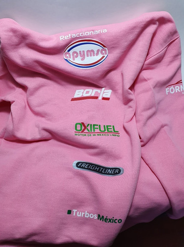 Imagen 2 de 8 de Sudadera Rosa 1/4 De Milla Patrocinadores Pink Admin Formula