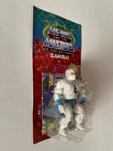Slamurai Motu Origins Retro Play Mattel Wave 13 Card Arrugad (Usado)