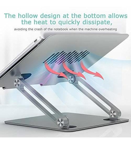 Imagen 3 de 7 de Awavo - Soporte Ergonómico Para Ordenador Portátil De Alumi