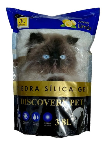 Piedritas Piedras Silica Discovery Pet P/gatos 15,2 Litros