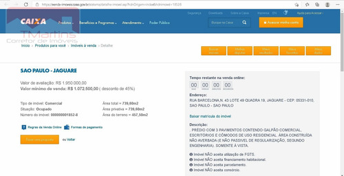 Imagem 6 de 6 de Salão Comercial À Venda No Bairro Jaguaré - São Paulo/sp - 000000001852-8