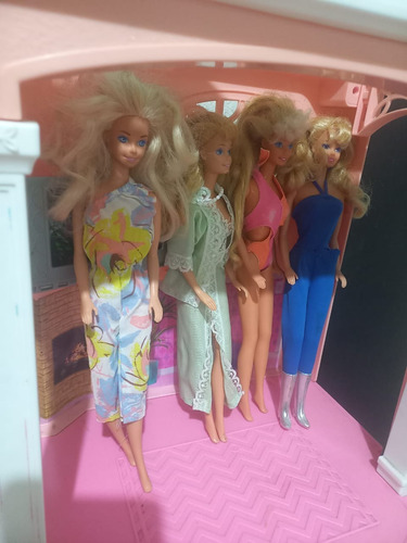 Lote De Barbies De Los 80 (Usado)