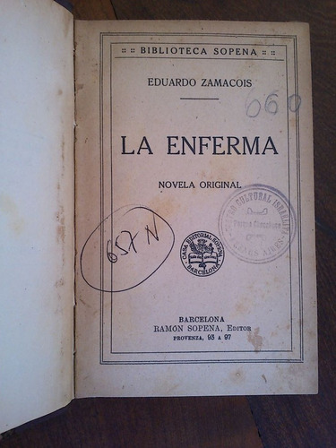 La Enferma - Eduardo Zamacois