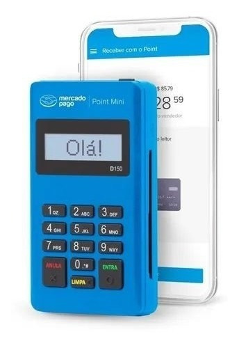 Imagem 1 de 3 de Maquina De Cartão-promoção Point Mini D 150 Mercado Pago