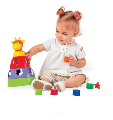 Imagem 10 de 10 de Kit 2 Brinquedos Cubo Educativo Dático Encaixe Bebe Infantil