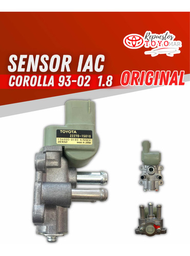 Sensor Iac Corolla 93-02 Motor 1.8 (valvula Control Mínimo)