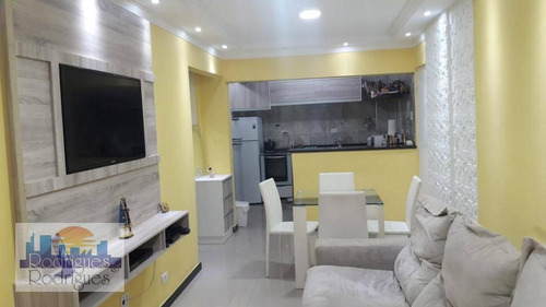 Imagem 2 de 22 de Apartamento Com 1 Dormitório À Venda, 39 M² Por R$ 250.000 - Aviação - Praia Grande/sp - Ap0343