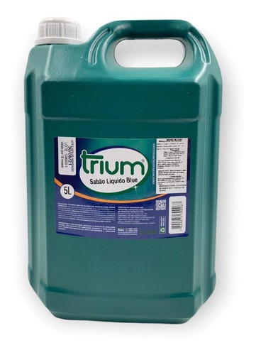 Sabao Liquido Blue Trium 5l Galao