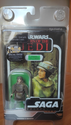 Star Wars - Figura Leia En Poncho De Combate
