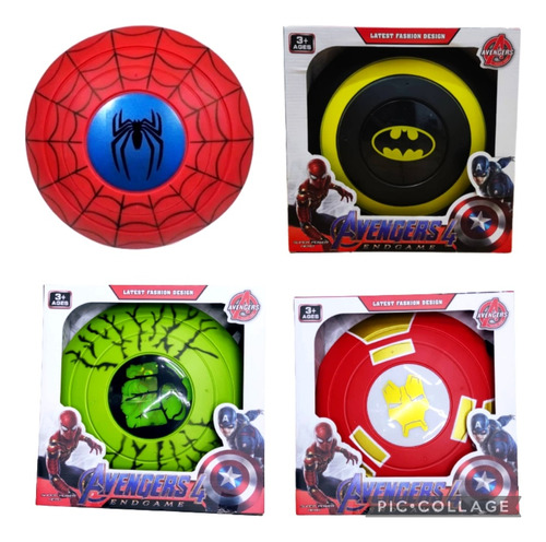 Escudo Spiderman Batman Hulk Ironman Superman Con Luces Y So