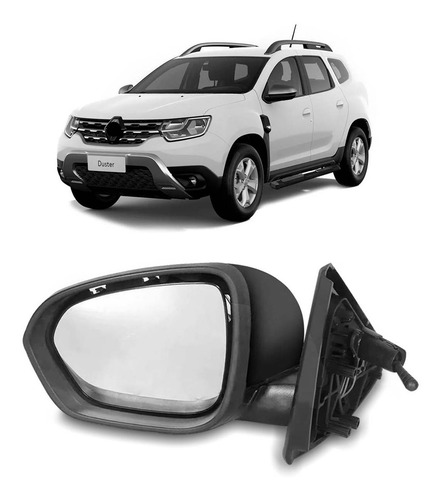 Retrovisor Elétrico C/ Aquecedor Sensor Temp. Duster 21 A 2
