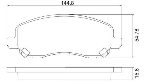 Pastilha Dianteira Cobreq Jeep Compass 2012-2019