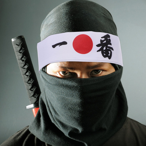 A. Diadema De Sushi Chef Con Lazo Para Karate, 2 Unidades