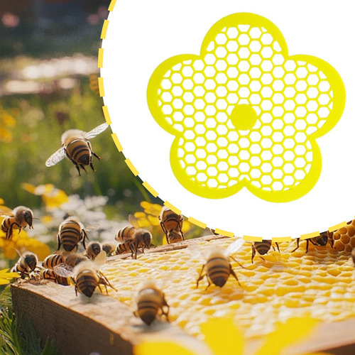 Float Bee Island Waterer Para Polinizadores Sedientos Baño