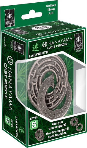 Rompecabezas De Bepuzled Labyrinth Hanayama Cast Metal...