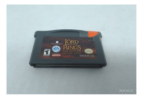 The Lord Of The Rings The Return Of The King Gba Sin Estuche