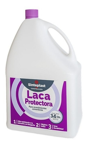 Laca Protectora Microcemento Sinteplast Pisos X 3,600 Lts