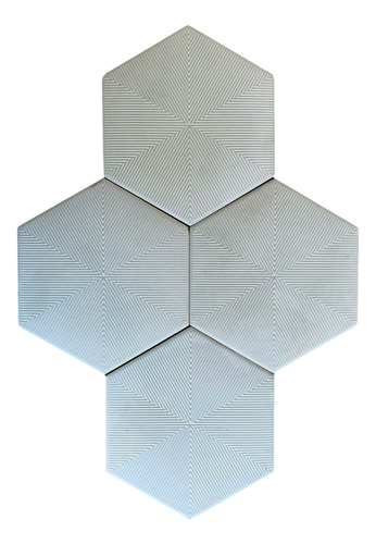 Revestimientos Pared Hexagonal Relieve Ceramicarte=)