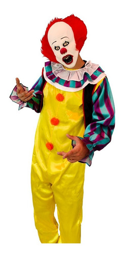 Disfraz Payaso It Pennywise 1990 Deluxe Halloween 10427