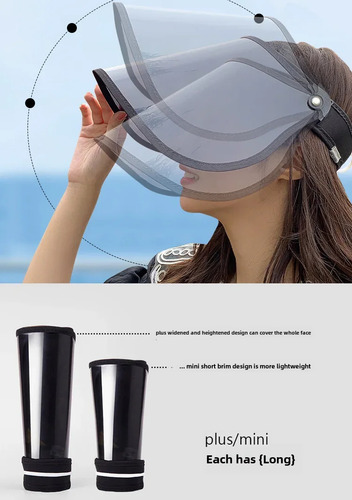 Gorro De Sol Con Protección Uv Para Mujer, Para Ciclismo Y A