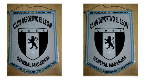 Banderin Chico 13cm Club El Leon General Madariaga