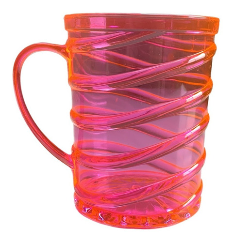 Caneca Em Acrílico Resistente 260ml Para Festa Praia Piscina