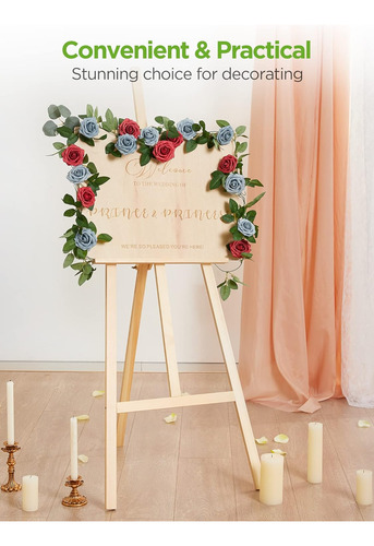 Adorno Arbol De Navidad Innogear 50 Piezas De Rosas Falsas