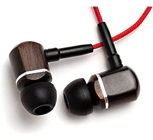 Symphonized Premium Genuine Wood Inear Auriculares Con Aisla