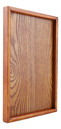 Bandeja De Madera Rectangular Para Servir Té Y Aperitivos
