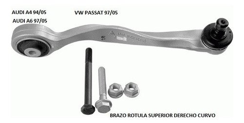 Parrilla P/ Audi A4 97 Al 01 Superior Derecha