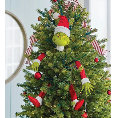 Grinch Figuras Decorativas Decoración Árbol De Navidad 5 Pcs