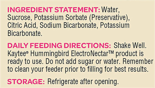 Hummingbird Electronectar Wild Bird Food, Ready To Use, Cci