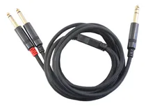 Comprar Cable Profesional 1\u002F4 Pulgada Stereo A 2 Conectores 1\u002F4 Mono