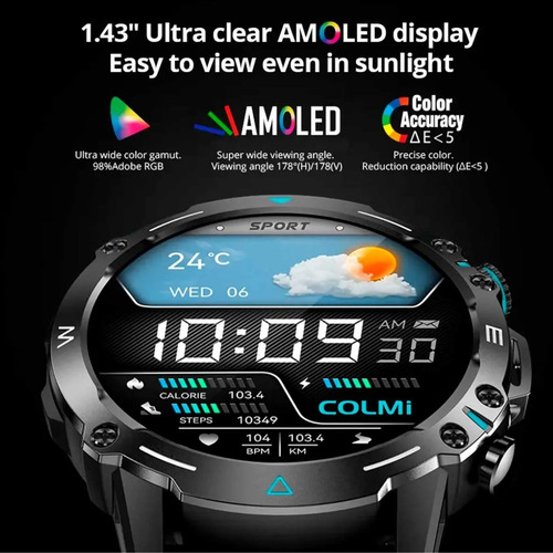 Smartwatch Hombre Colmi Com42g
