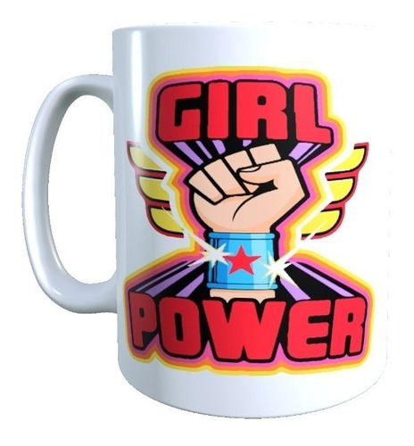 Taza Poder Femenino Mujer Maravilla Dia Mujer