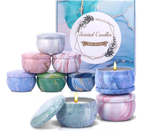 Velas Perfumadas X9 Varias Fragancias Deliciosas