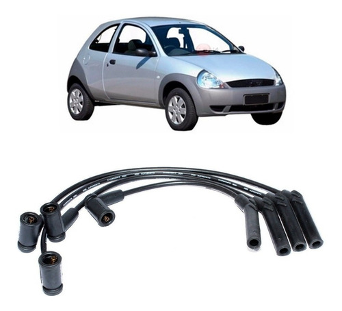 Juego Cable Bujia Para Ford Ka 1.0 Zetec Rocam 2000 