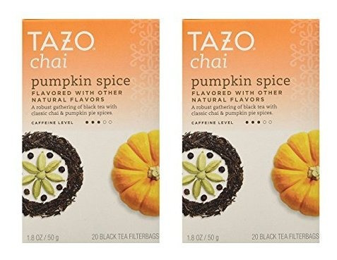 Tazo Chai Especia De La Calabaza :: Caja De 20 Bolsitas De T