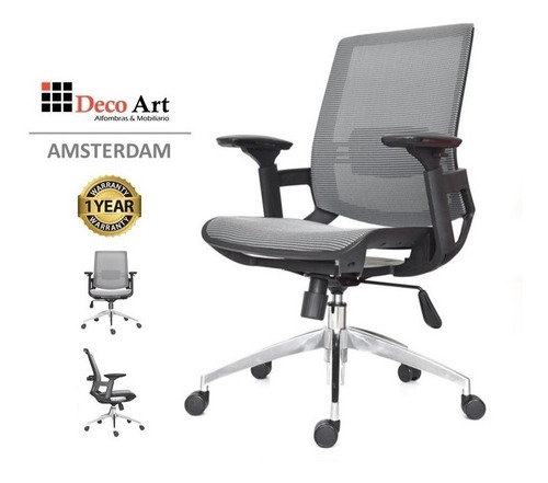 Imagen 6 de 8 de Silla Oficina Escritorio Ergonómico Premium Transpirable