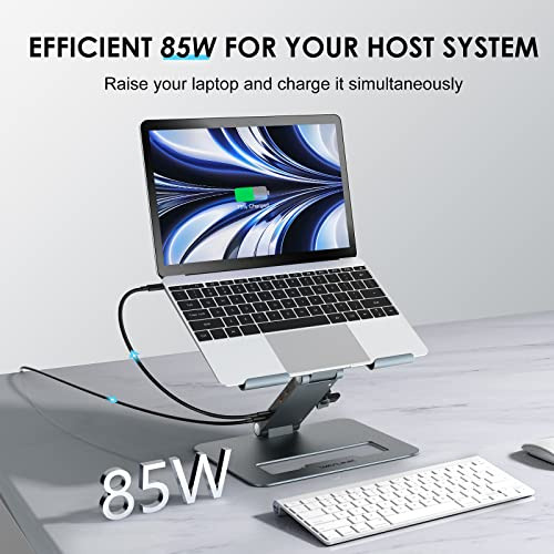 Soporte Portátil Ajustable Wavlink Con Usb C Dock