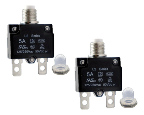 2x Fusible Del Interruptor Del De Sobrecarga Térmica Del