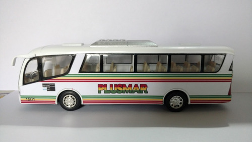 Colectivo Micro Plusmar Bus Metalico 19 Cm Villa Gesell