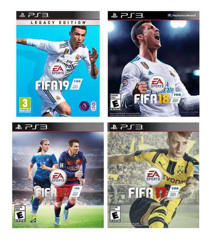 Fifa 16 Fifa 17 Fifa 18 Fifa 19 Ps3 Playstation 3 2019 2018