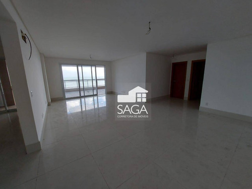 Imagem 8 de 30 de Frente Mar! Apartamento Com 4 Dormitórios À Venda, 250 M² Por R$ 2.500.000 - Canto Do Forte - Praia Grande/sp - Ap3973