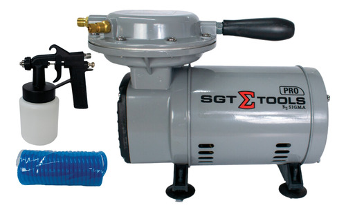 Compressor Ar Direto 2,3pés 0,3cv Bivolt Com Pistola Sigma