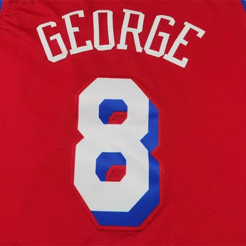 Qy Camiseta De Baloncesto George Red, Casual, Bordada, For