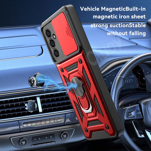 Funda Blindada A Prueba De Golpes Para Samsung A06 A16 A26 A36 A56 A05 A05s A15 A25 A35 A55 5g 4g Funda De Teléfono Con Soporte Para Coche