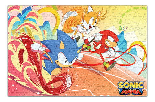 Quebra Cabeça Personalizado Sonic Mania 60 Peças