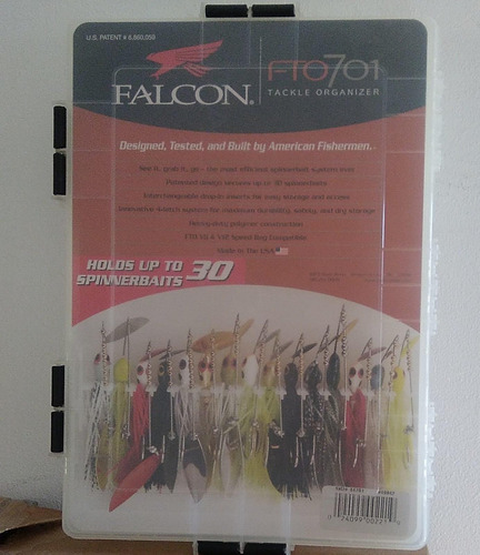 Caja Organizadora Falcon Fto701 Para Anzuelos 30 Espacios