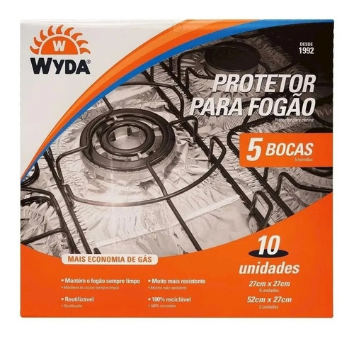 Protetor para Fogão Wyda 10 Unidades